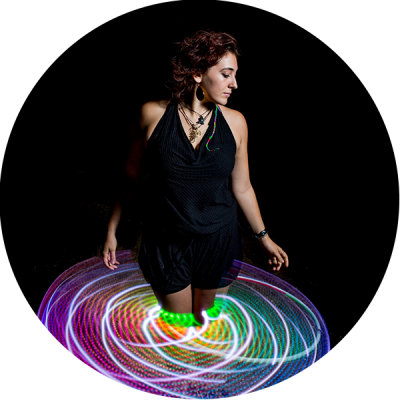 LED Hula Hoop Performer