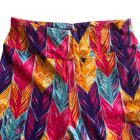 PINK FEATHER LEGGINGS - HIGH WAISTED | Hoop Sparx