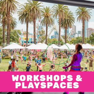 Workshops & Playspaces - Festivals and event entertainment | Hoop Sparx