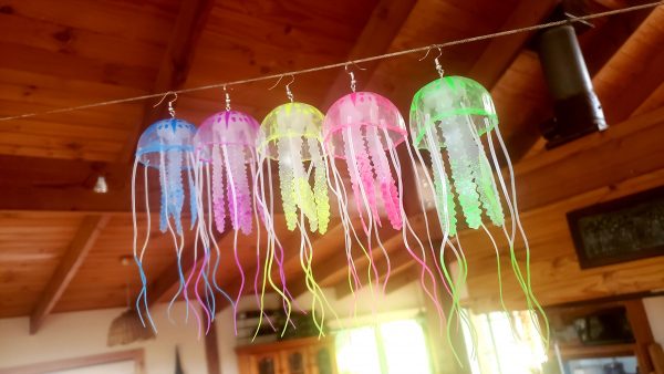 Jellyfish Earrings - Handmade in Melbourne | Hoop Sparx