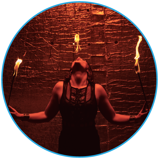 Lura Eclipse - Hoop Sparx Entertainment & Performers - Fire Performers
