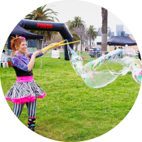 Kids Party Giant Bubbles | Hoop Sparx