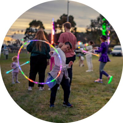 LED Playspace - Event Entertainment| Hoop Sparx