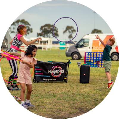 Hoop Sparx - Community Events Entertainment - Circus Playspaces
