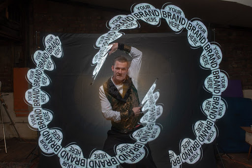 Branded LED prop performances for events | Hoop Sparx