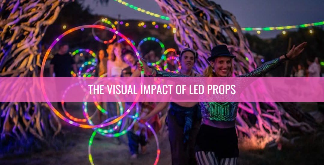 The visual impact of LED props at events | Hoop Sparx